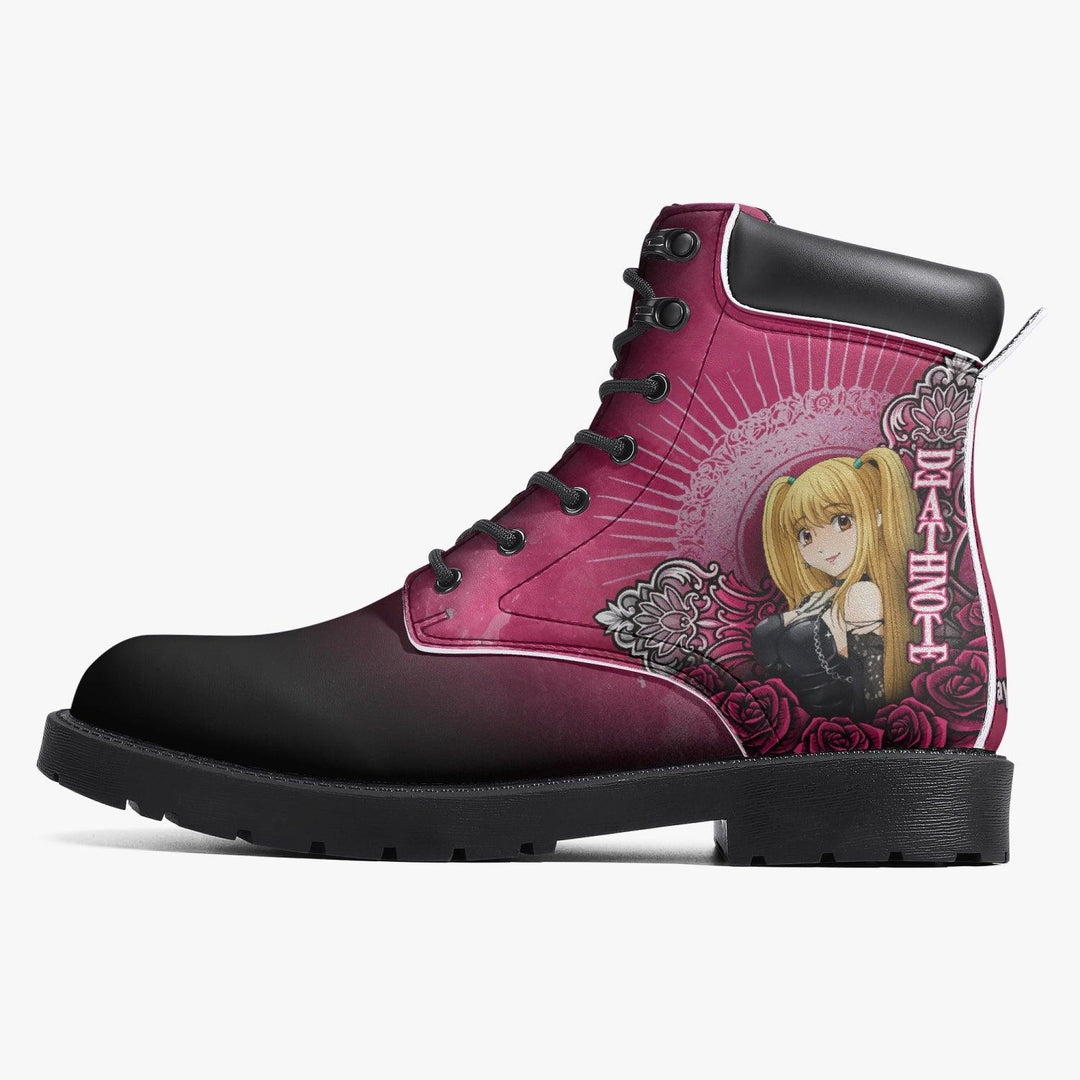 Death Note Misa Pink Black Boots Anime Shoes _ Death Note _ Ayuko