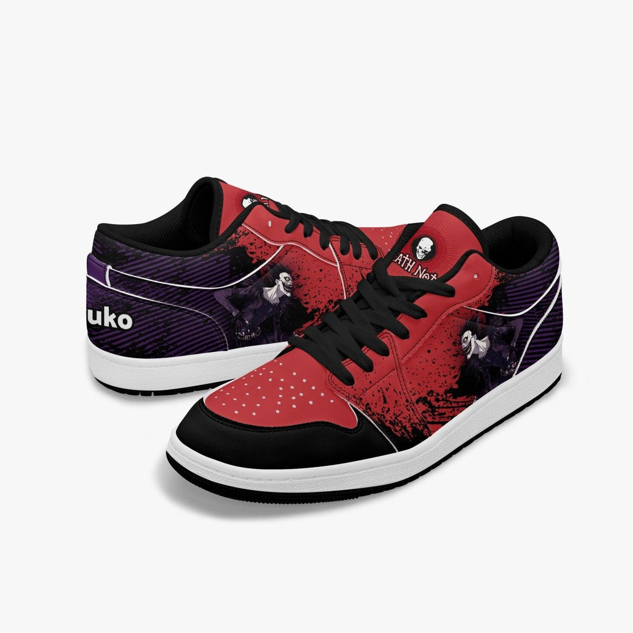 Death Note Ryuk Red JD1 Low Anime Shoes _ Death Note _ Ayuko