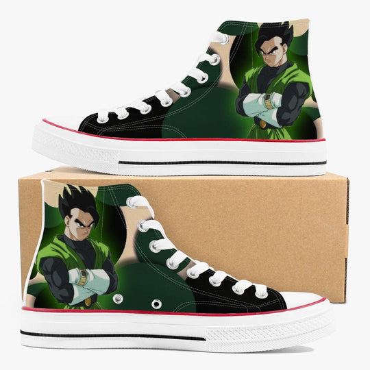 Dragon Ball Z Son Gohan A-Star High White Anime Shoes _ Dragon Ball Z _ Ayuko