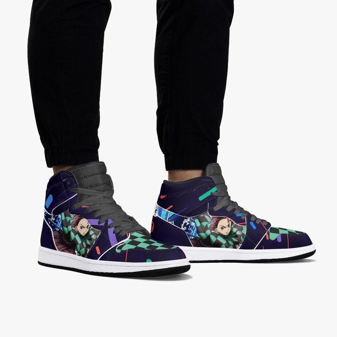 Demon Slayer Tanjiro Kamado JD1 Mid Anime Shoes _ Demon Slayer _ Ayuko