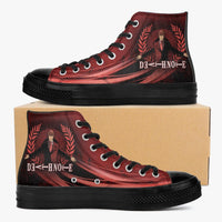 Thumbnail for Death Note Kira Red/Black A-Star High Anime Shoes _ Death Note _ Ayuko