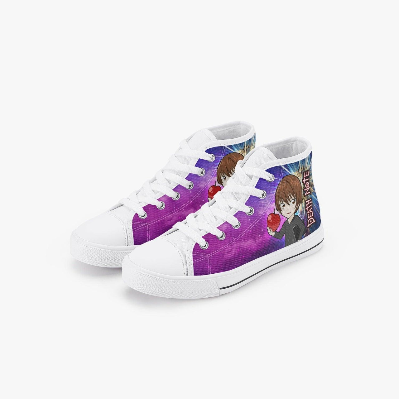 Death Note Purple Kids A-Star High Anime Shoes _ Death Note _ Ayuko