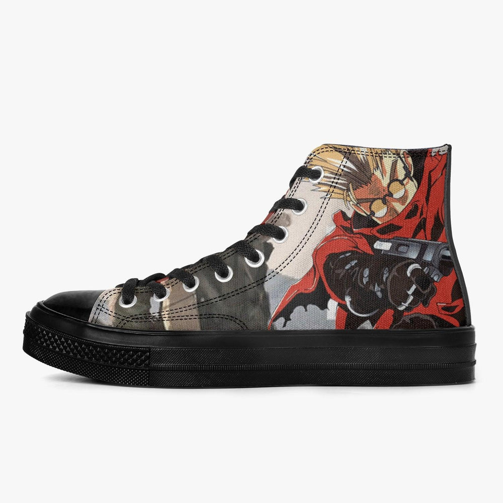 Trigun Vash The Stampede A-Star High Anime Shoes _ Trigun _ Ayuko