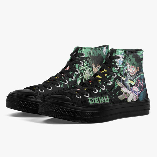 My Hero Academia Deku A-Star High Anime Shoes _ My Hero Academia _ Ayuko