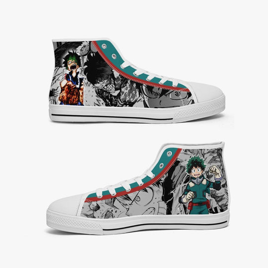 My Hero Academia Deku A-Star Mid Anime Shoes _ My Hero Academia _ Ayuko