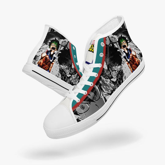 My Hero Academia Deku A-Star Mid Anime Shoes _ My Hero Academia _ Ayuko