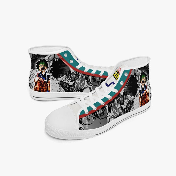 My Hero Academia Deku A-Star Mid Anime Shoes _ My Hero Academia _ Ayuko