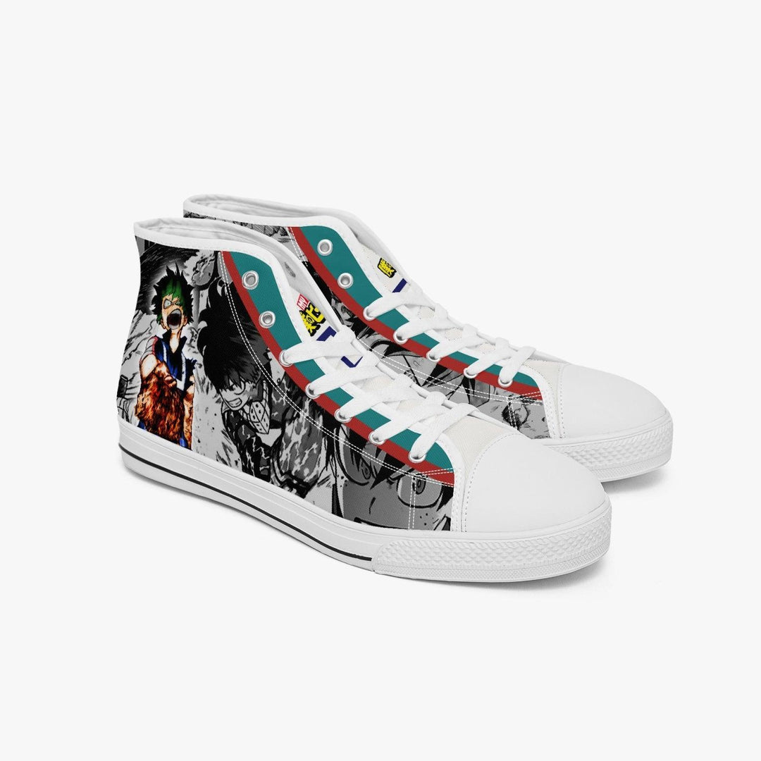 My Hero Academia Deku A-Star Mid Anime Shoes _ My Hero Academia _ Ayuko