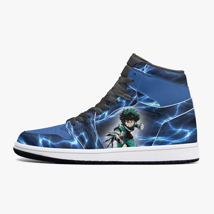 My Hero Academia Deku Deep Blue Air JD1 Mid Anime Shoes _ My Hero Academia _ Ayuko