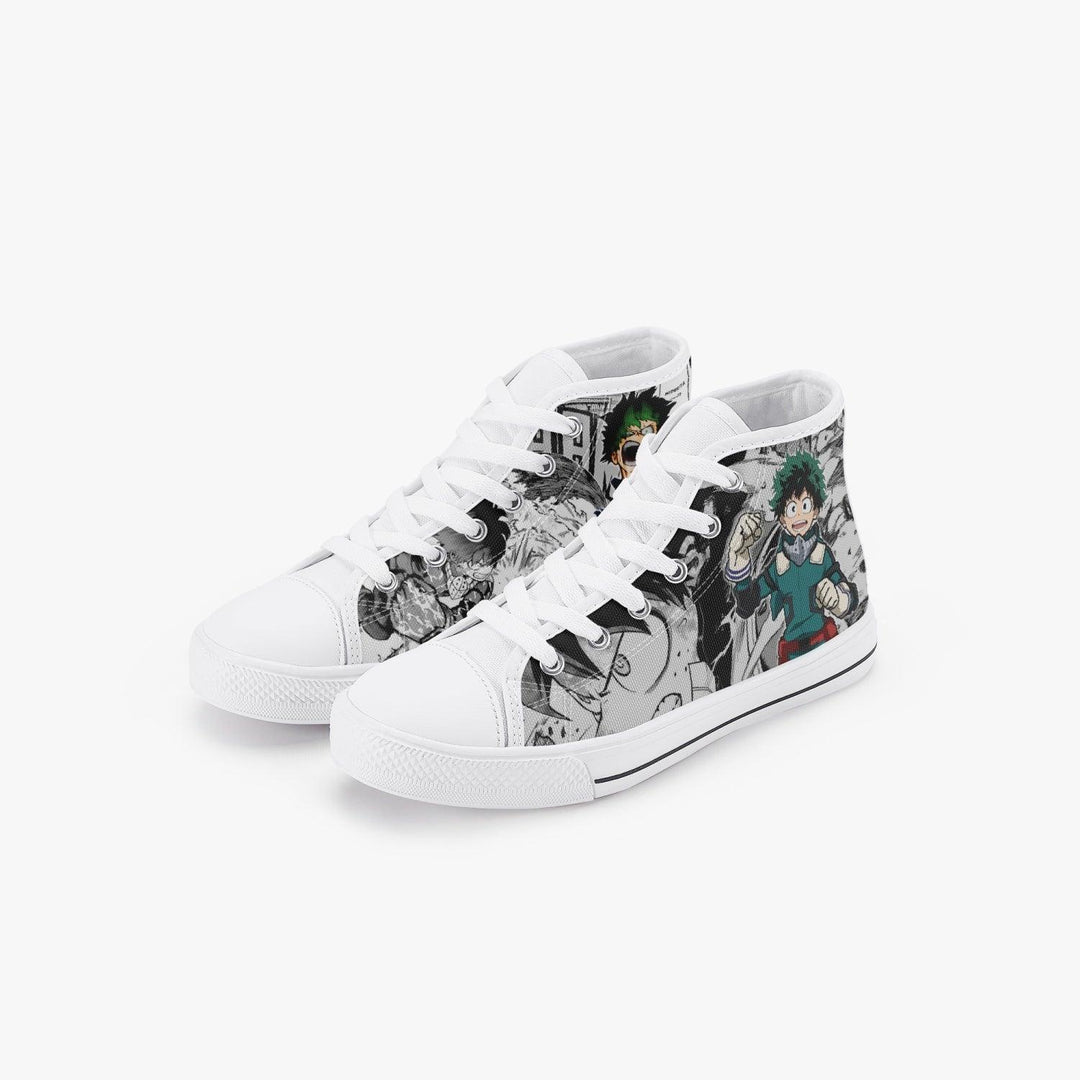 My Hero Academia Deku Kids A-Star High Anime Shoes _ My Hero Academia _ Ayuko