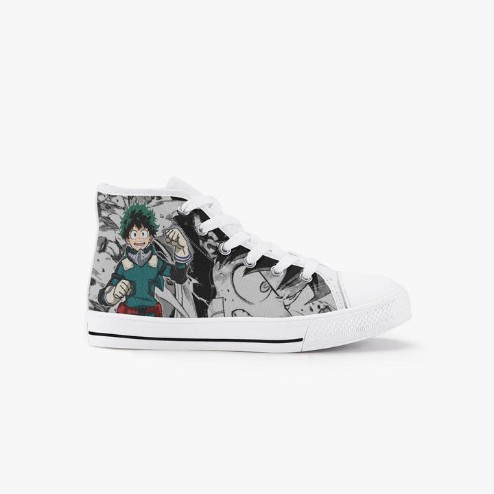 My Hero Academia Deku Kids A-Star High Anime Shoes _ My Hero Academia _ Ayuko