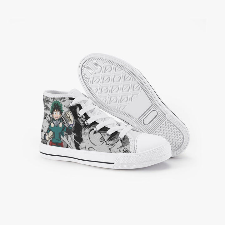 My Hero Academia Deku Kids A-Star High Anime Shoes _ My Hero Academia _ Ayuko