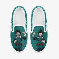 Thumbnail for My Hero Academia Deku Kids Slipons Anime Shoes _ My Hero Academia _ Ayuko