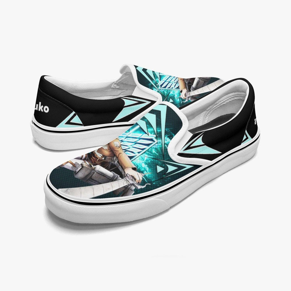 Attack On Titan Annie Leonhart Slip Ons Anime Shoes _ Attack On Titan _ Ayuko