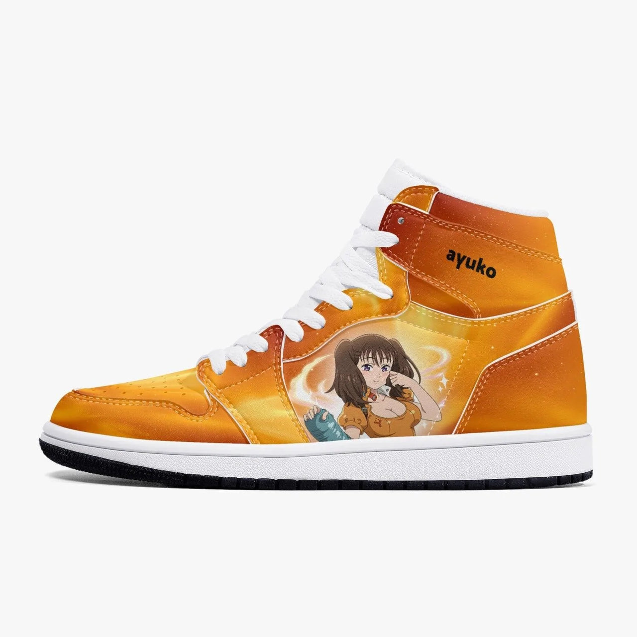 Seven Deadly Sins Diane Sin Of Envy Air JD1 Mid Anime Shoes _ Seven Deadly Sins _ Ayuko