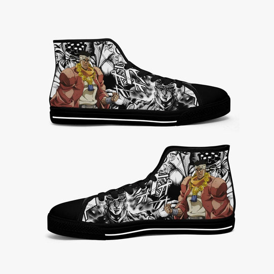 JoJo's Bizarre Adventure Mommamed Avdol A-Star Mid Anime Shoes _ JoJo's Bizarre Adventure _ Ayuko