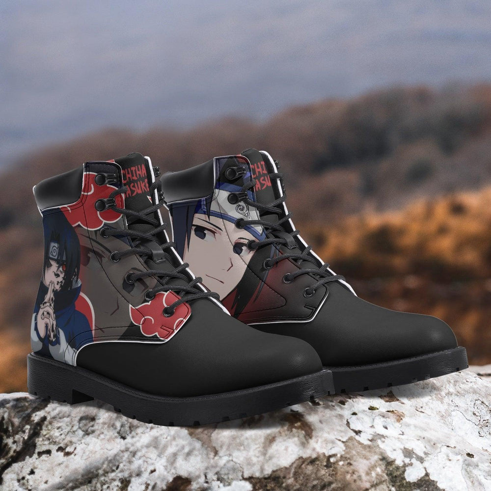 Naruto Shippuden Sasuke Uchiha All-Season Anime Boots _ Naruto _ Ayuko