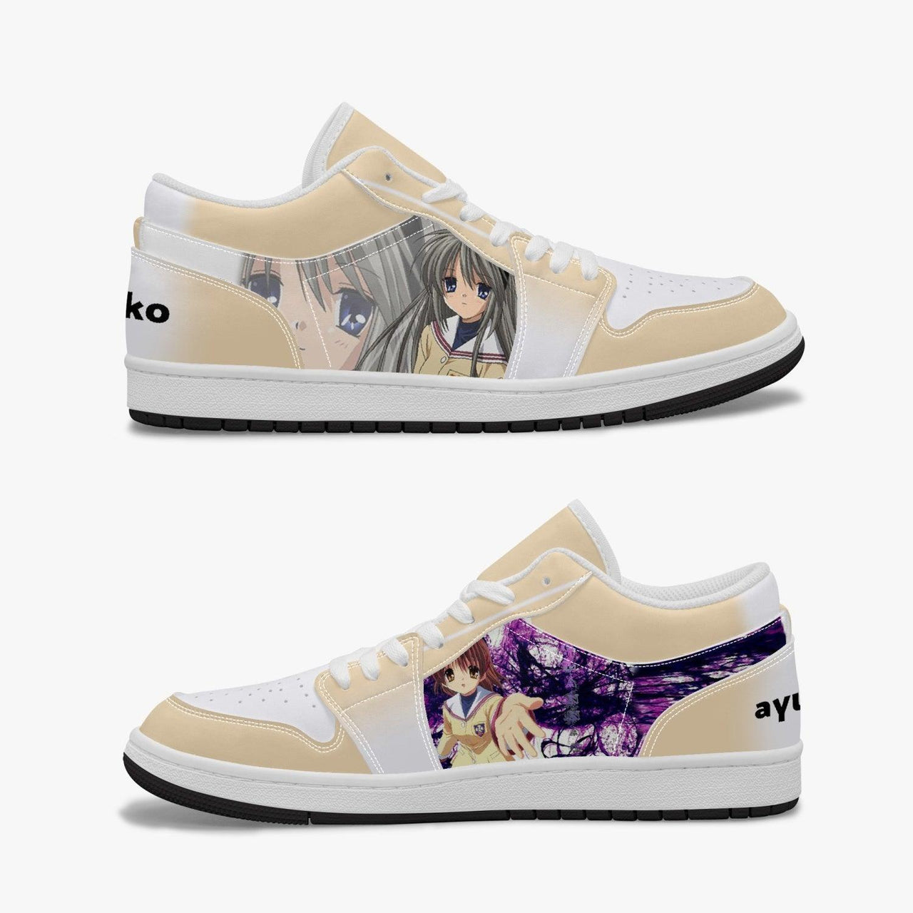 Clannad JD1 Low Anime Shoes _ Clannad _ Ayuko
