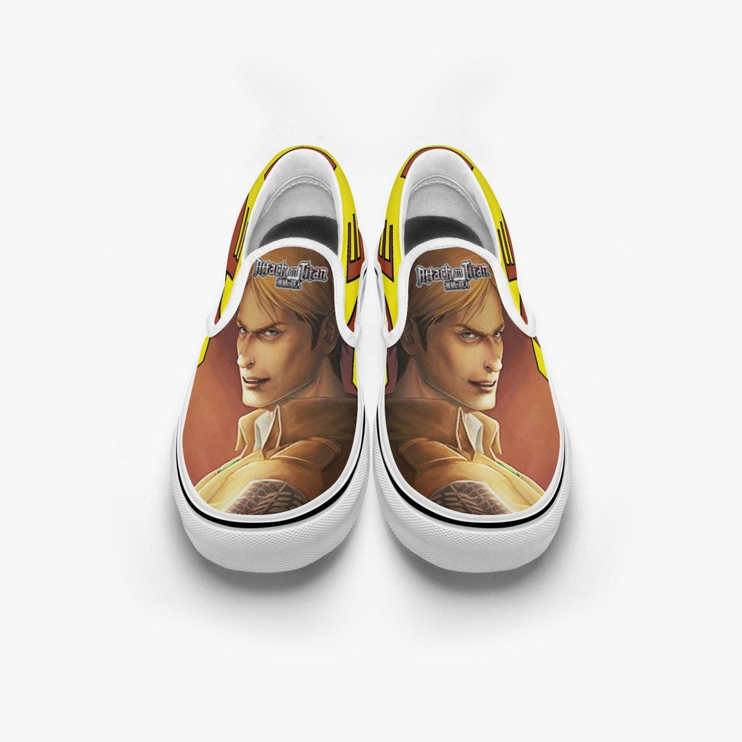 Attack On Titan Erwin Smith Slip Ons Anime Shoes _ Attack On Titan _ Ayuko