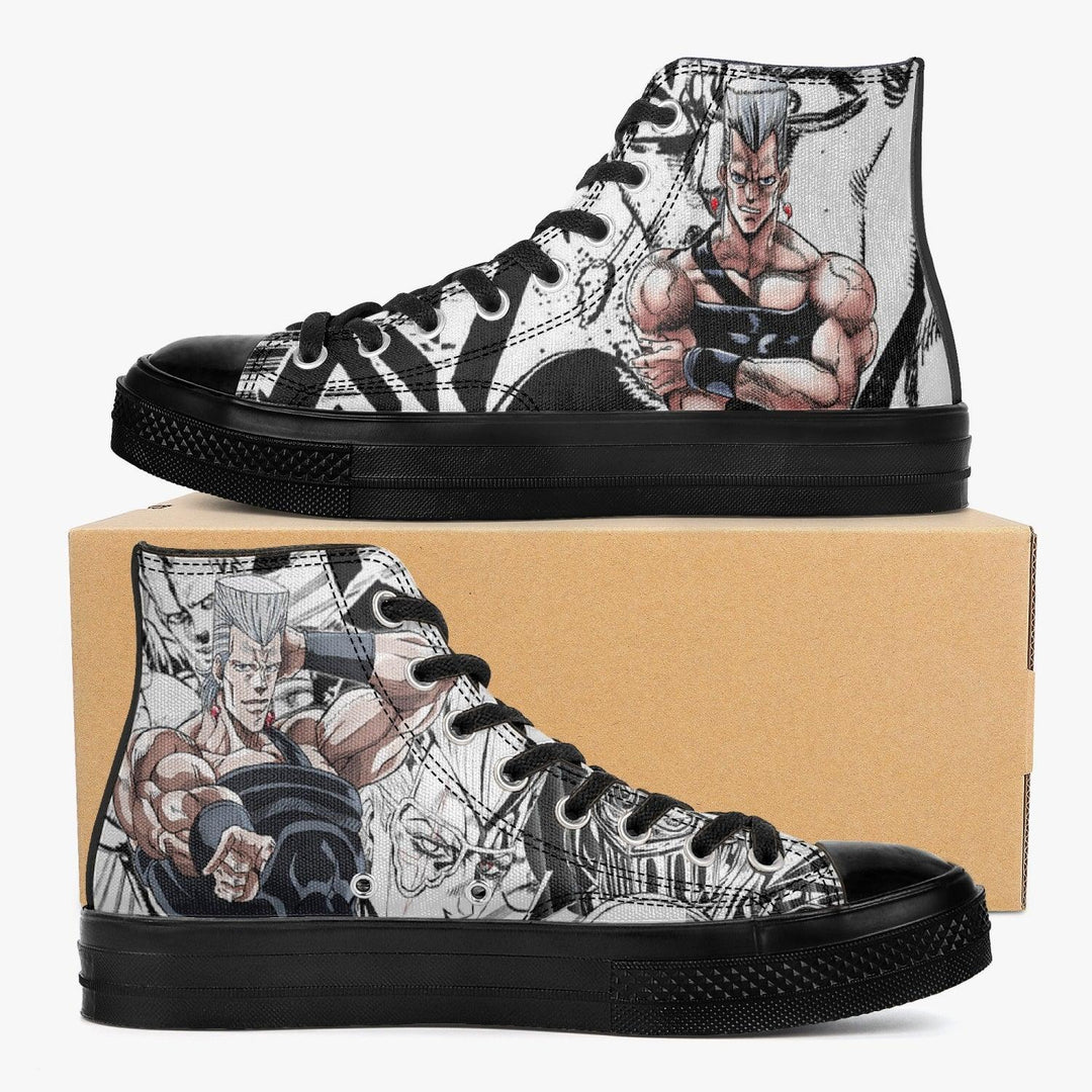 JoJo's Bizarre Adventure Jean Pierre Polnarteff A-Star High Anime Shoes _ JoJo's Bizarre Adventure _ Ayuko