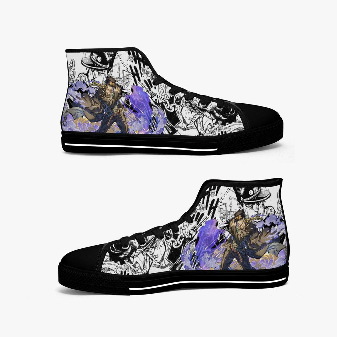 JoJo's Bizarre Adventure Jotaro Kujo A-Star Mid Anime Shoes _ JoJo's Bizarre Adventure _ Ayuko