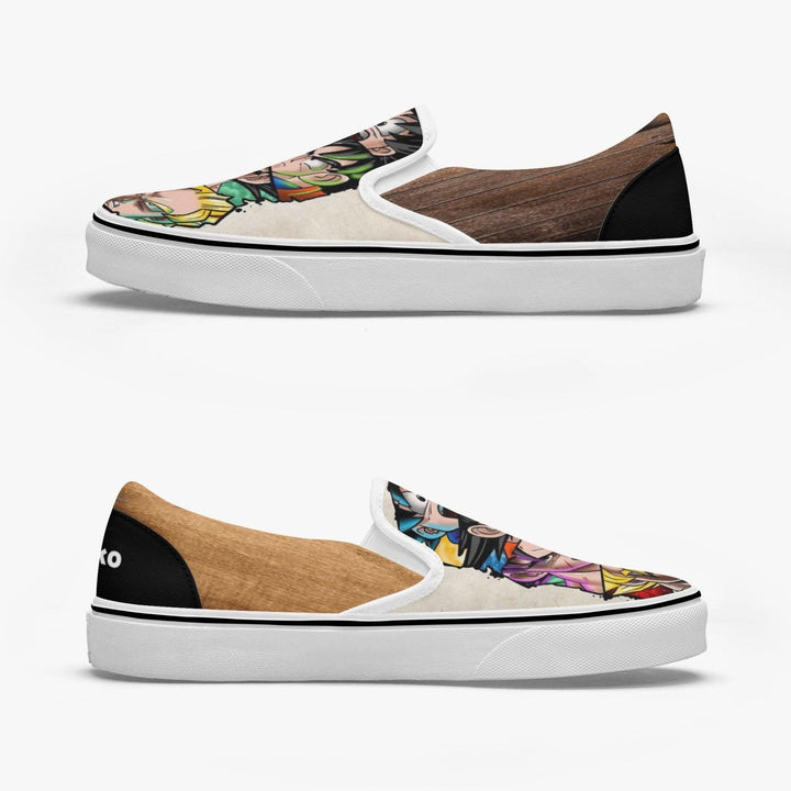 Dragon Ball Z Team Slip Ons Anime Shoes _ Dragon Ball Z _ Ayuko