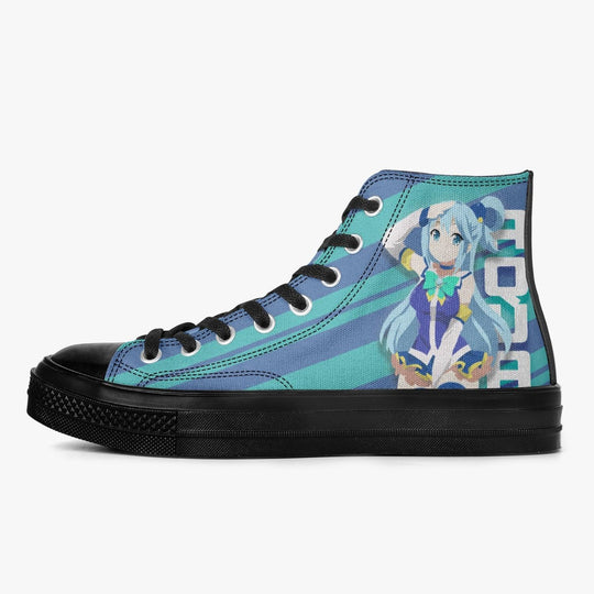 KonoSuba Aqua A-Star High Anime Shoes _ Konosuba _ Ayuko