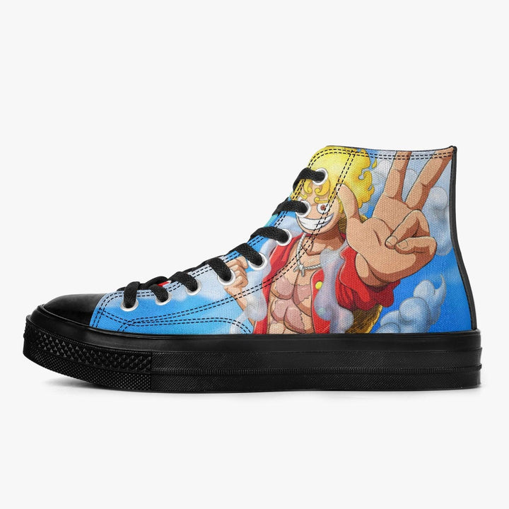 One Piece Luffy Gear 5 A-Star High Anime Shoes _ One Piece _ Ayuko