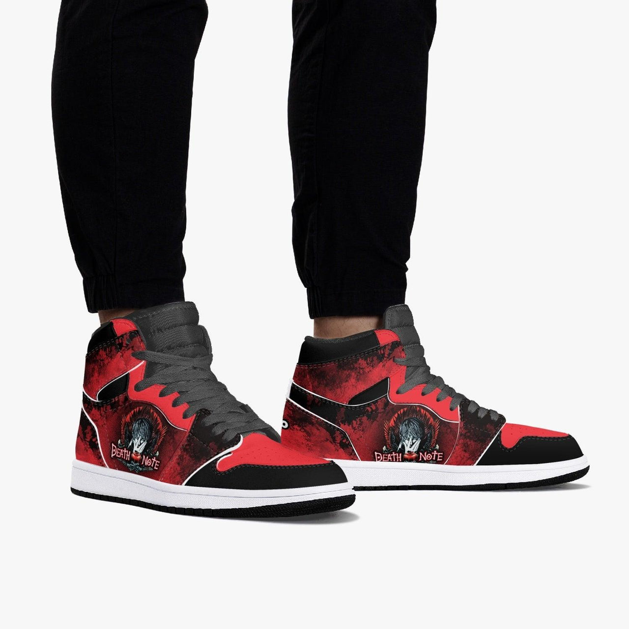 Death Note Red JD1 Mid Anime Shoes _ Death Note _ Ayuko