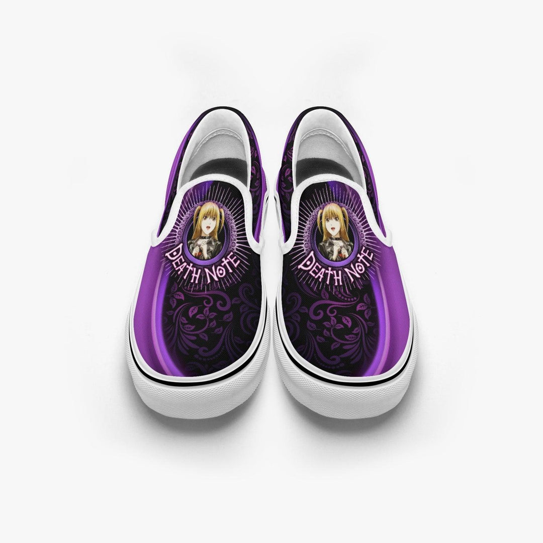 Death Note Misa Amana Purple Slip Ons Anime Shoes _ Death Note _ Ayuko