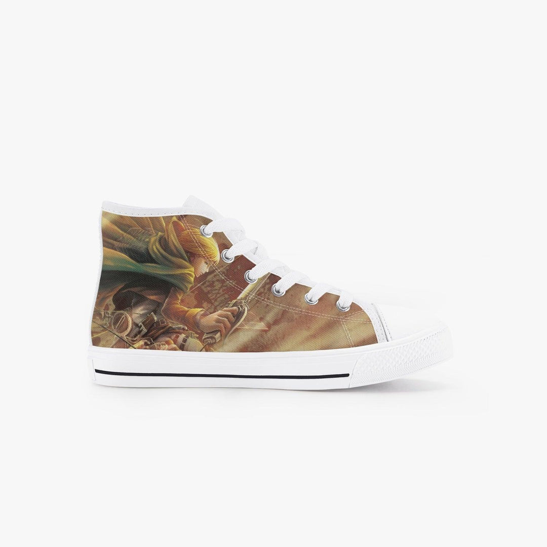 Attack On Titan Armin Arlert Kids A-Star High Anime Shoes _ Attack On Titan _ Ayuko