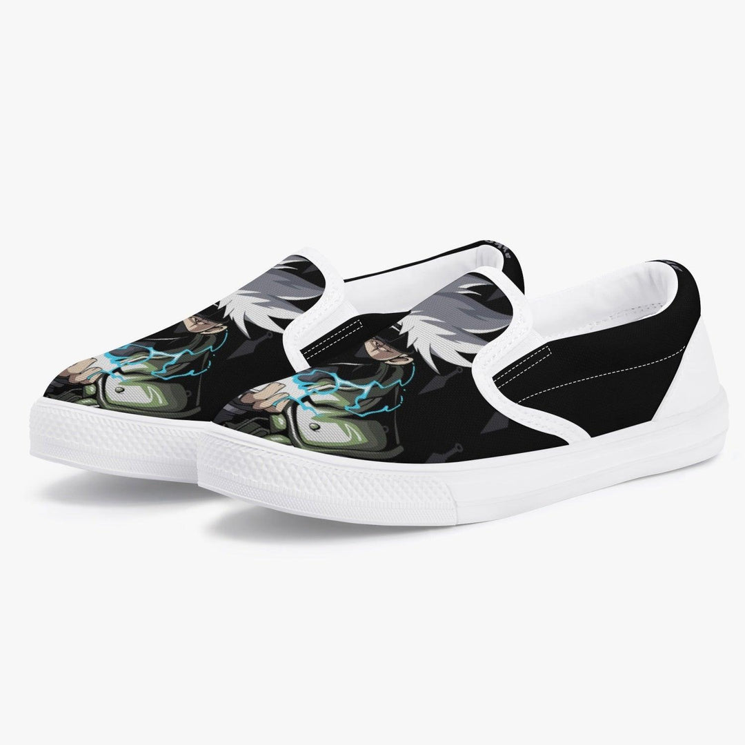 Naruto Shippuden Kakashi Hatake Kids Slipons Anime Shoes _ Naruto _ Ayuko