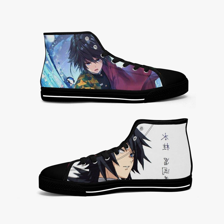 Demon Slayer Giyu Tomioka A-Star Mid Anime Shoes _ Demon Slayer _ Ayuko