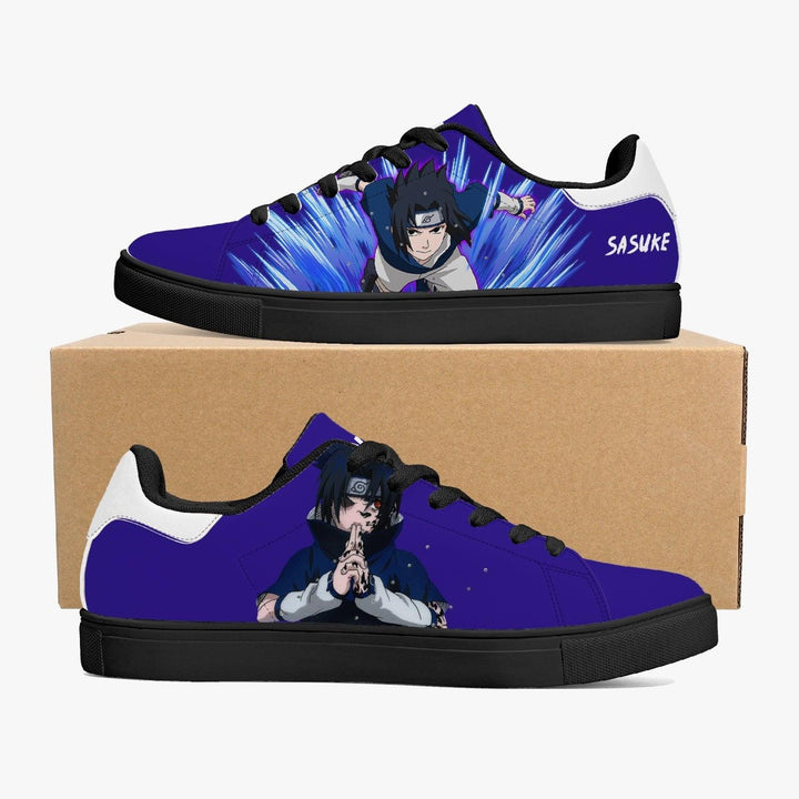 Naruto Shippuden Sasuke Uchiha Skate Anime Shoes _ Naruto _ Ayuko