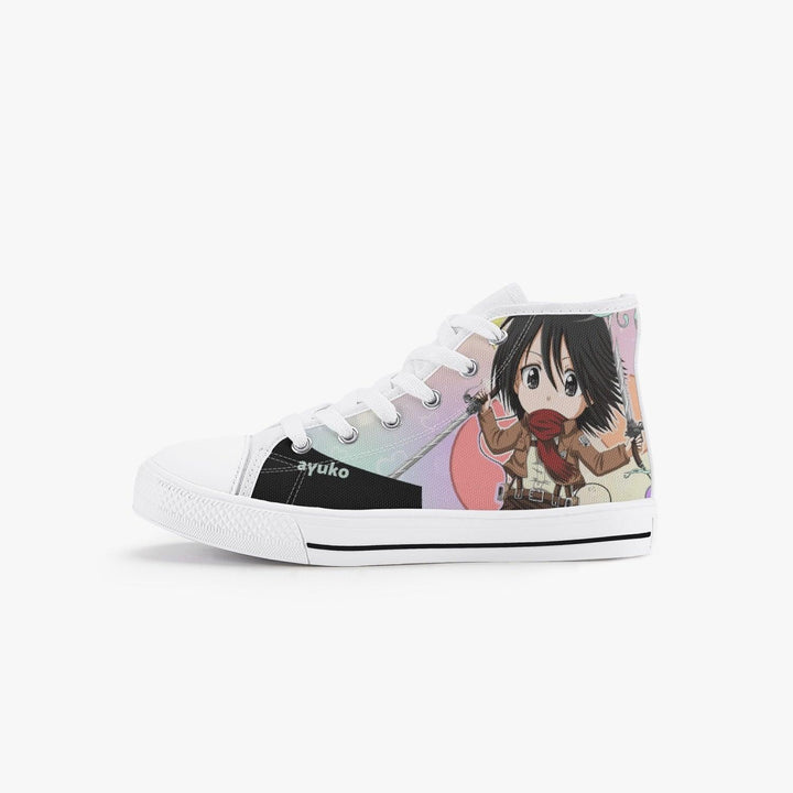 Attack On Titan Mikasa Ackerman Kids A-Star High Anime Shoes _ Attack On Titan _ Ayuko