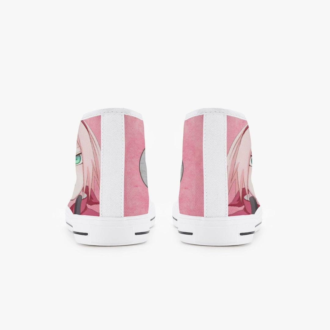 Naruto Shippuden Sakura Kids A-Star High Anime Shoes _ Naruto _ Ayuko