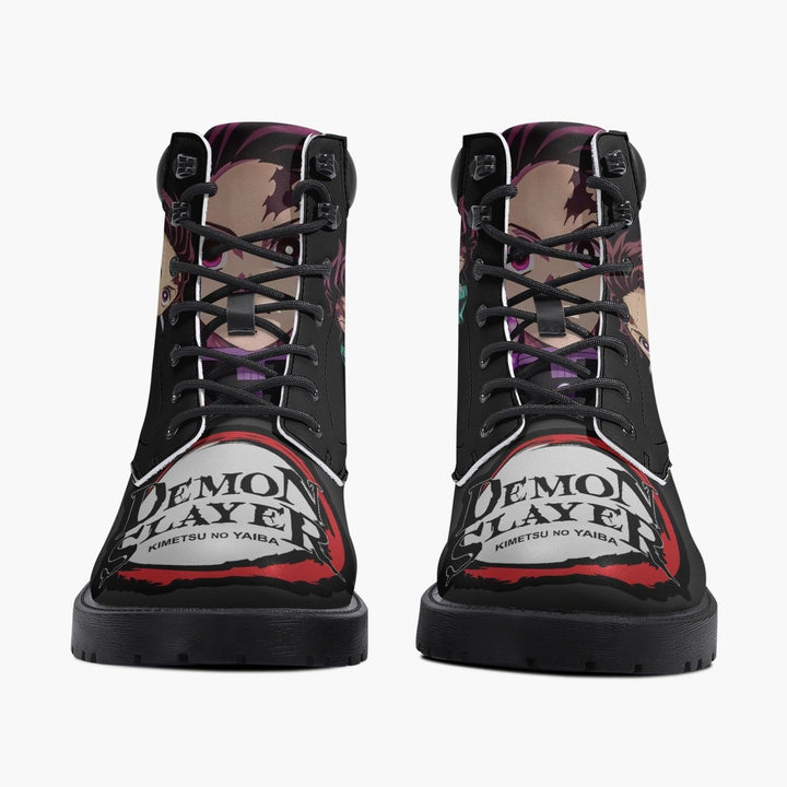 Demon Slayer Tanjiro Kamado Casual Leather Boots Anime Shoes _ Demon Slayer _ Ayuko