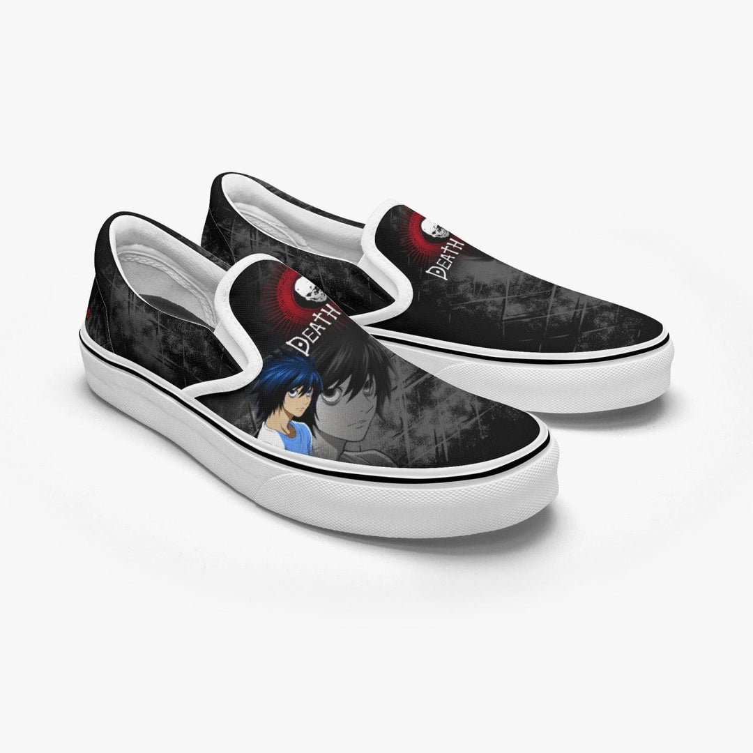 Death Note 'L' Slip Ons Anime Shoes _ Death Note _ Ayuko