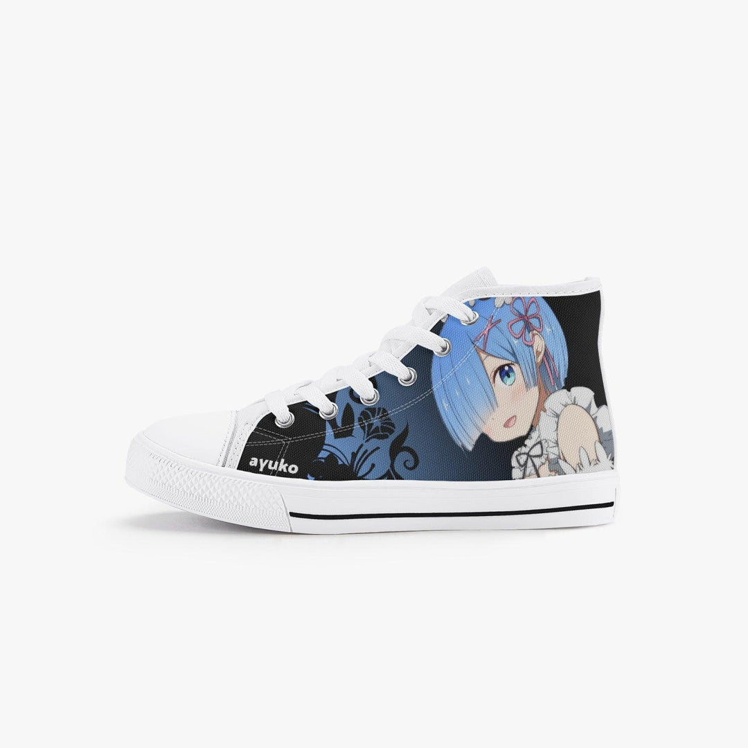 Re:Zero Rem Kids A-Star High Anime Shoes _ Re:Zero _ Ayuko