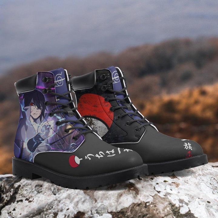 Naruto Shippuden Sasuke All-Season Anime Boots _ Naruto _ Ayuko