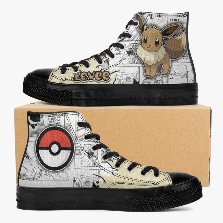 Pokemon Eevee A-Star High Anime Shoes _ Pokemon _ Ayuko