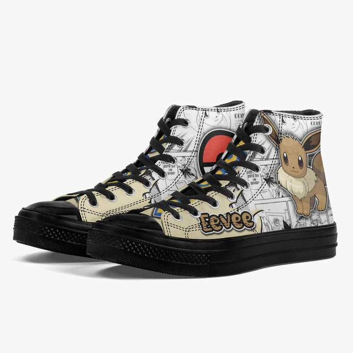 Pokemon Eevee A-Star High Anime Shoes _ Pokemon _ Ayuko