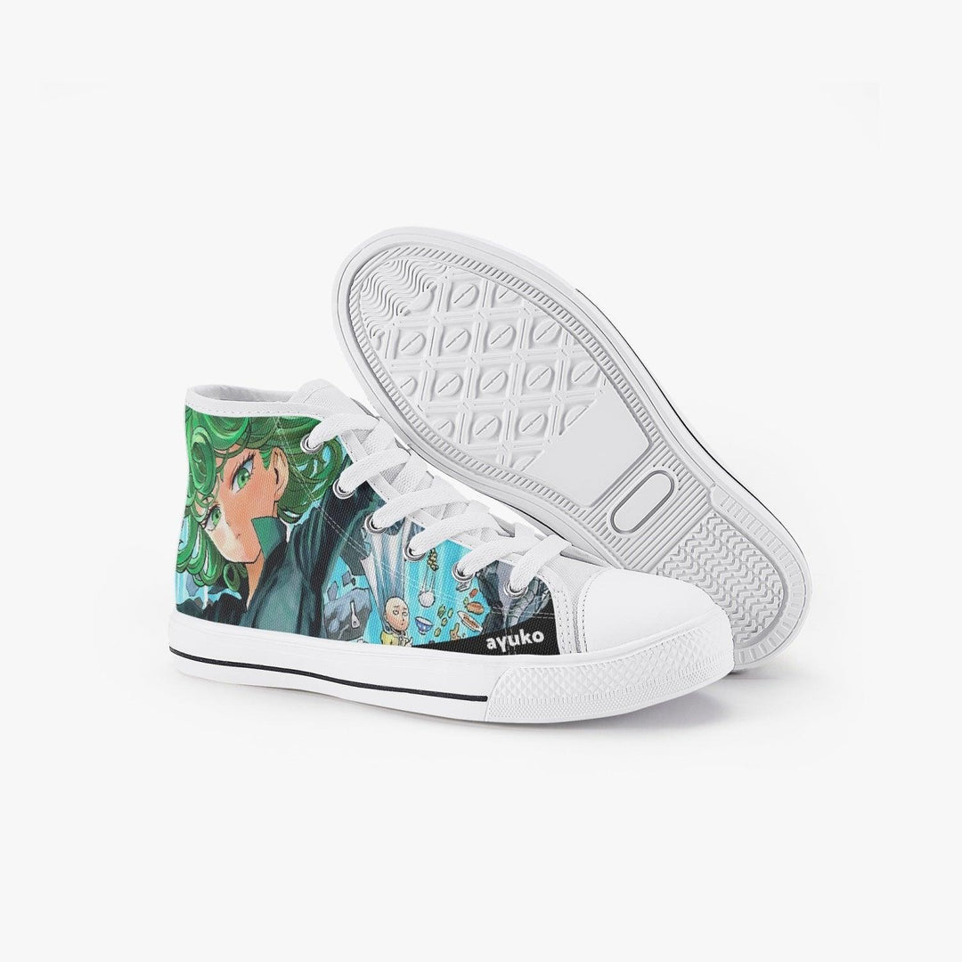 One Punch Man Tatsumaki Kids A-Star High Anime Shoes _ One Punch Man _ Ayuko