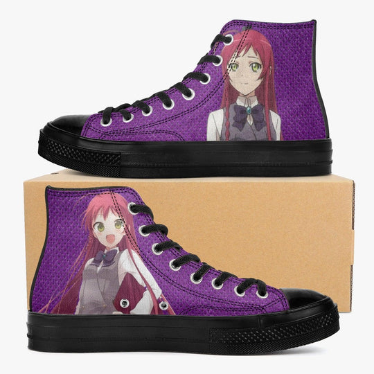 The Devil Is a Part-Timer! Emi Yusa A-Star High Anime Shoes _ The Devil Is A Part-Timer! _ Ayuko