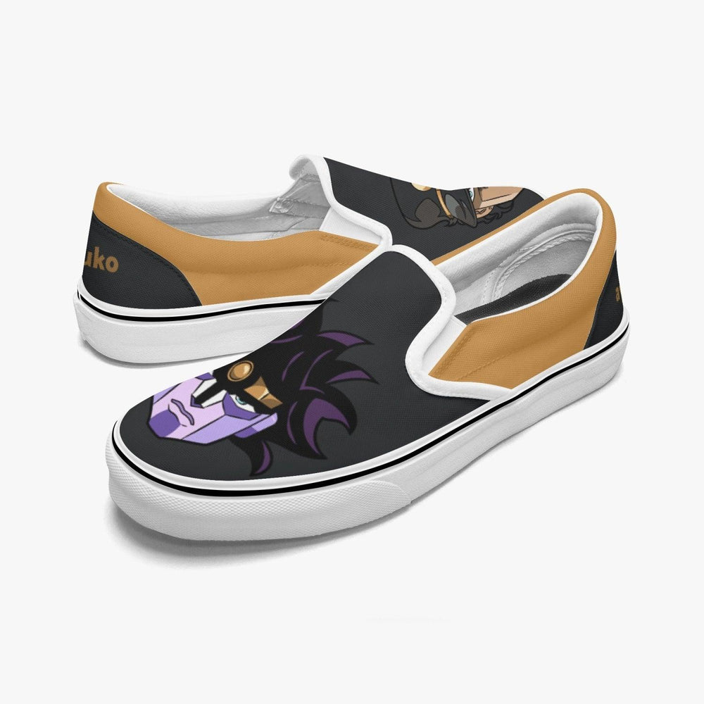 JoJo's Bizarre Adventure Jotaro Kujo Slip Ons Anime Shoes _ JoJo's Bizarre Adventure _ Ayuko