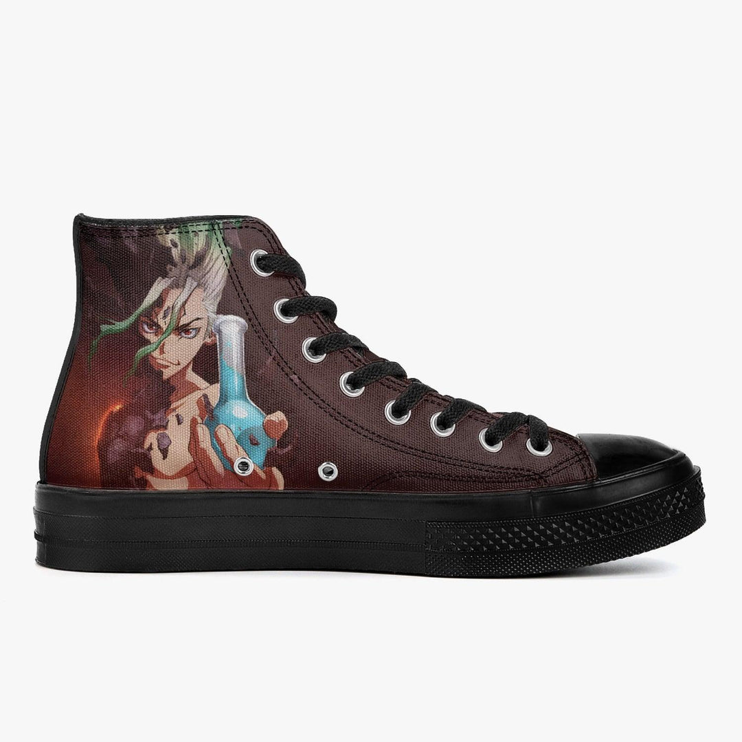 Dr Stone Senku Ishigami A-Star High Anime Shoes _ Dr Stone _ Ayuko