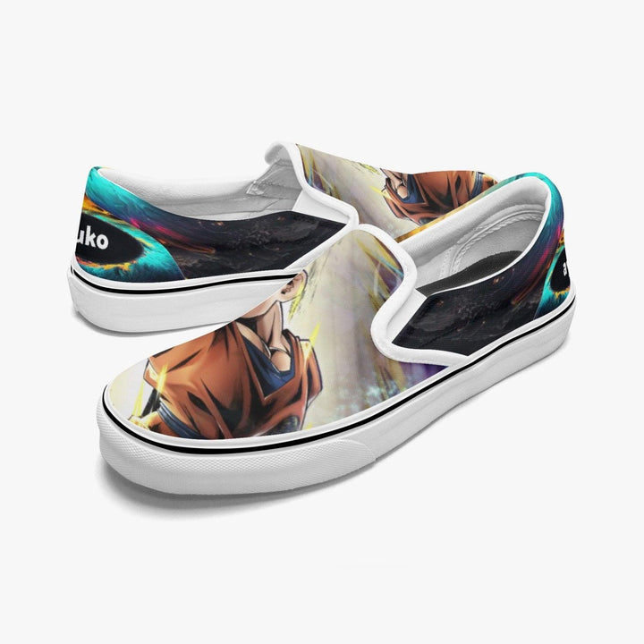 Dragon Ball Z Krillin Slip Ons Anime Shoes _ Dragon Ball Z _ Ayuko