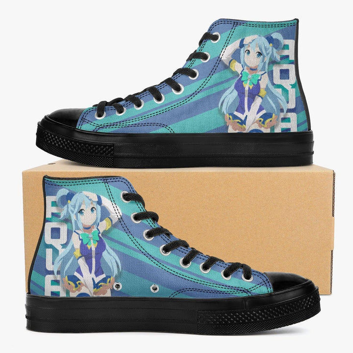 KonoSuba Aqua A-Star High Anime Shoes _ Konosuba _ Ayuko