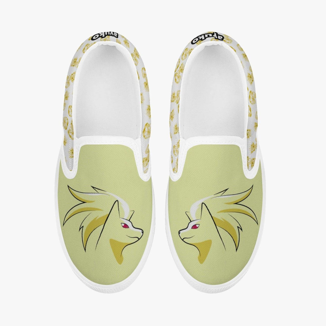 Pokemon Ninetales Kids Slip Ons Anime Shoes _ Pokemon _ Ayuko