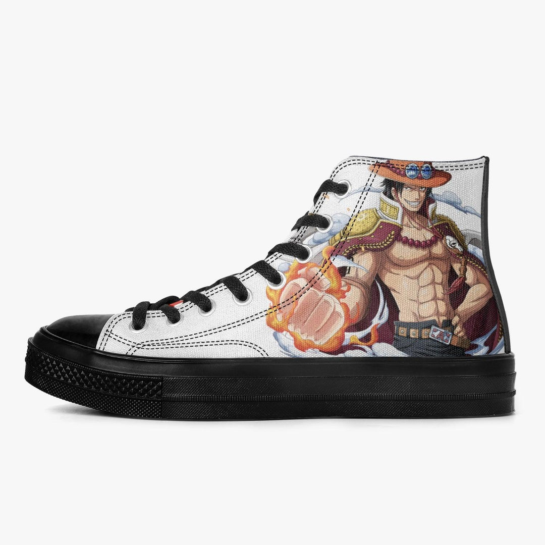 One Piece Portgas Ace A-Star High Anime Shoes _ One Piece _ Ayuko